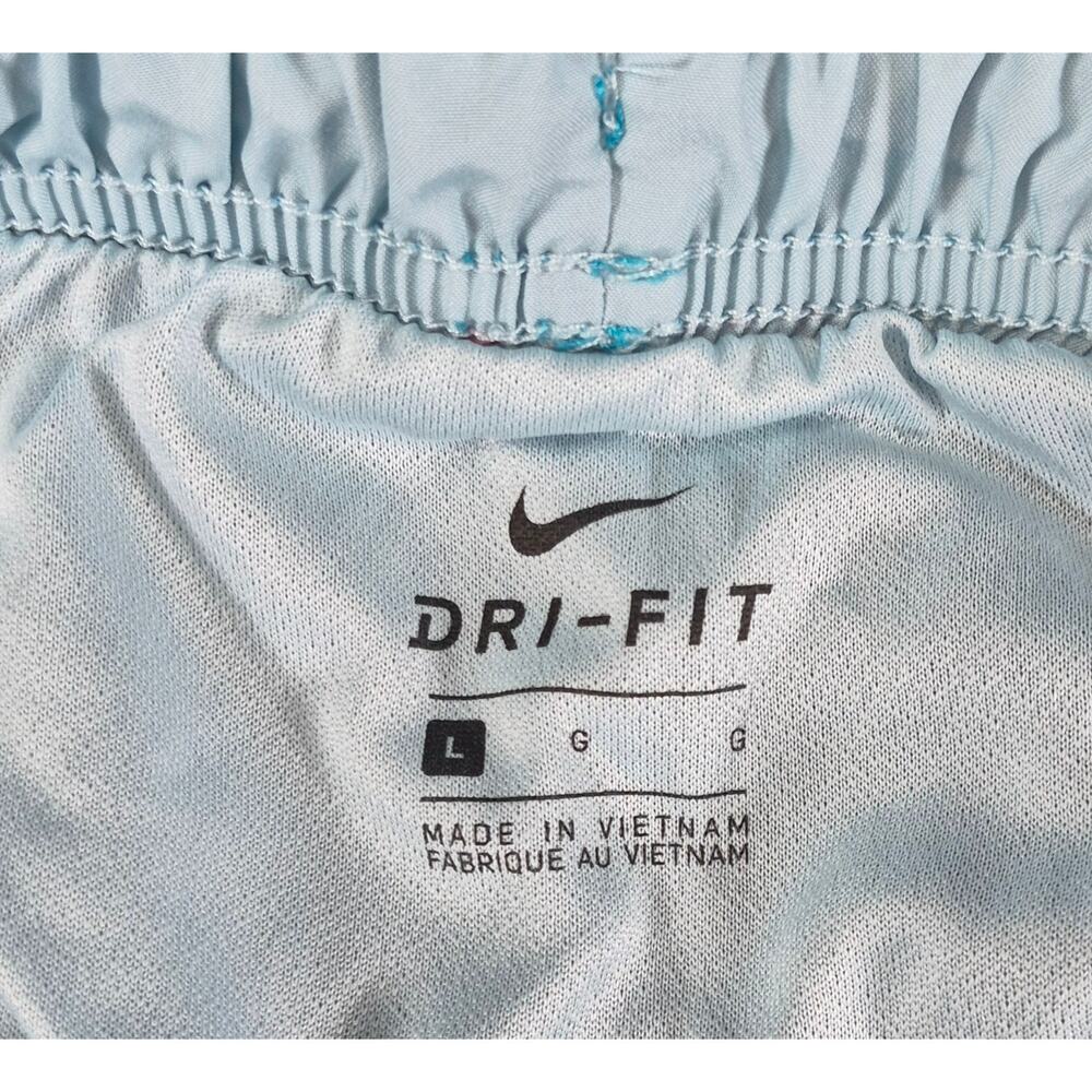 Nike Womens Dri-FIT Blue Athletic Running Shorts Size L Performance - Picture 6 of 8